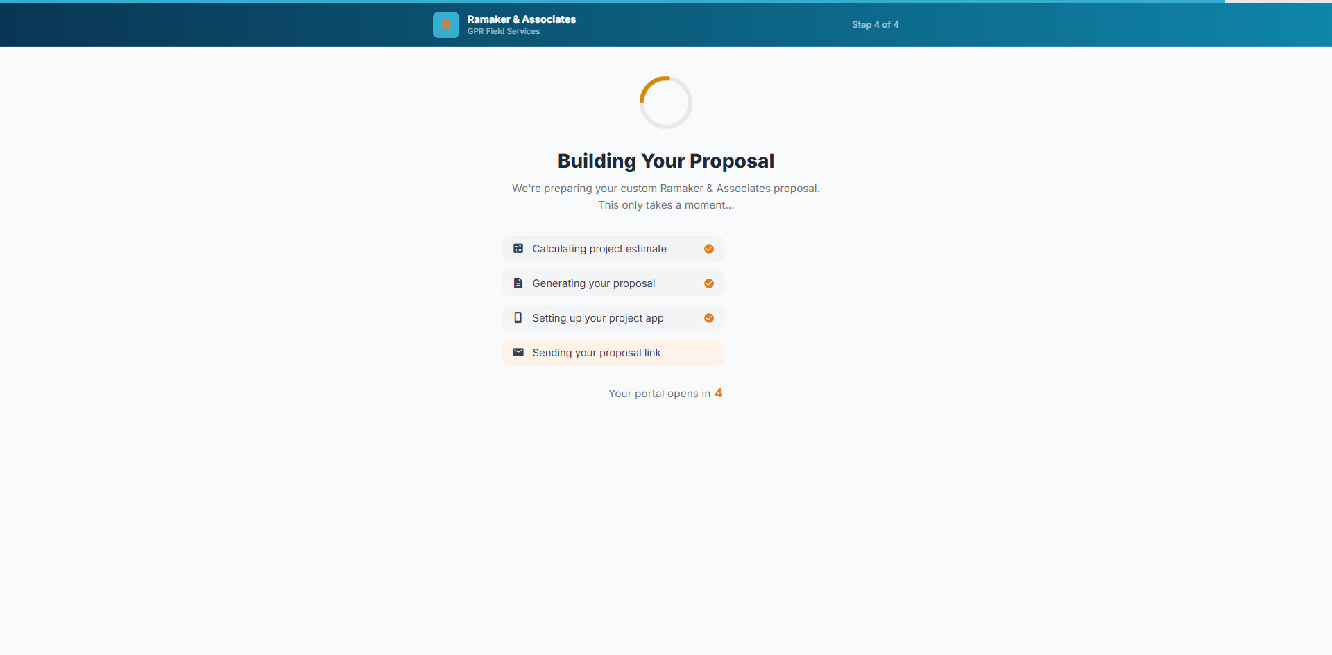 Building proposal animation
